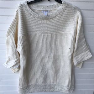 New York & Company Cream Knit Sweater NWOT